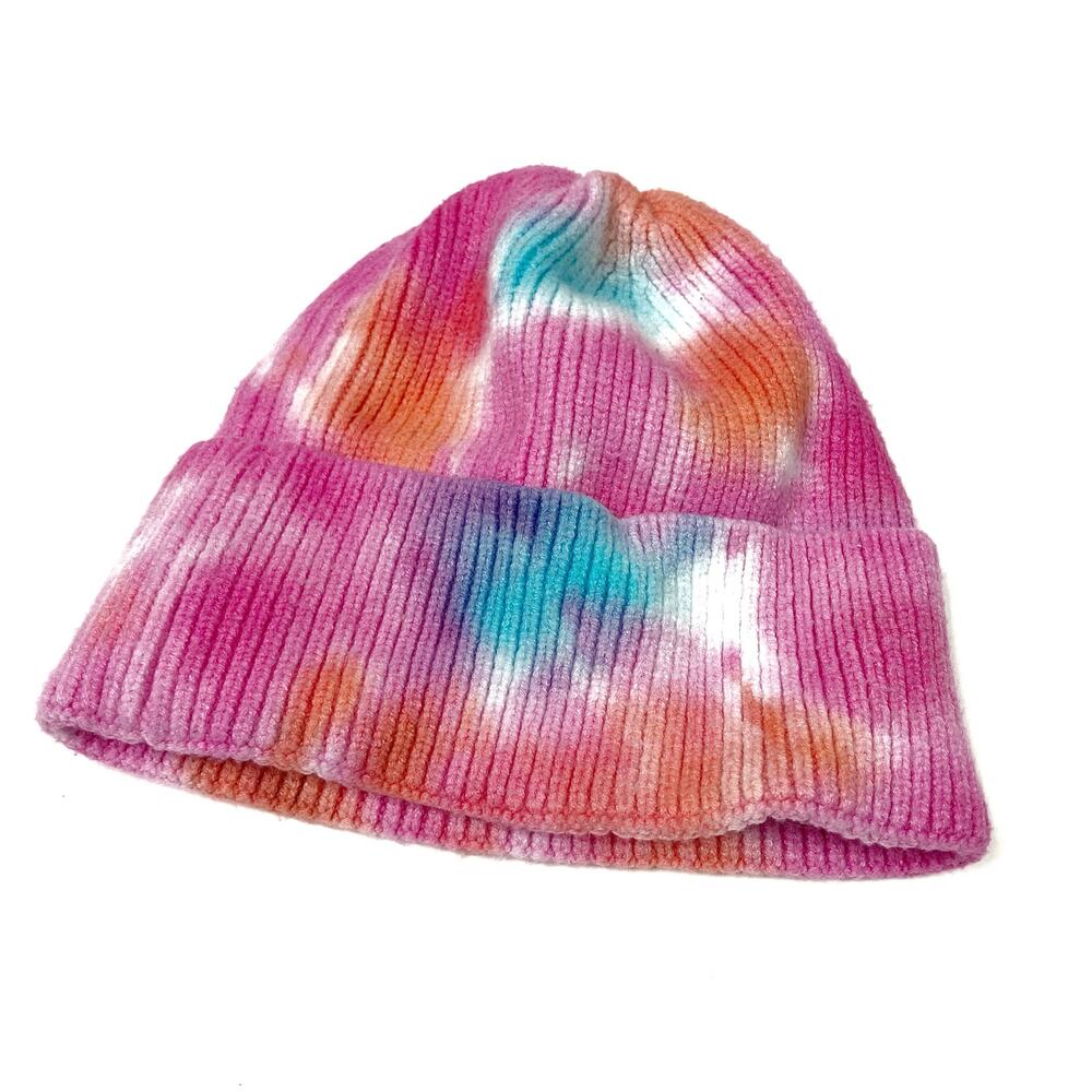 The Children's Place | Pink Tie Dye Winter Beanie Hat Girl's S/M